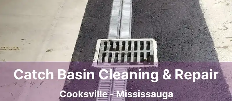  Catch Basin Cleaning & Repair Cooksville - Mississauga