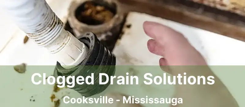  Clogged Drain Solutions Cooksville - Mississauga