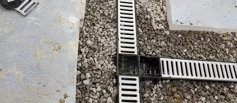 Storm Water Trench Drain Repair in Cooksville, Mississauga